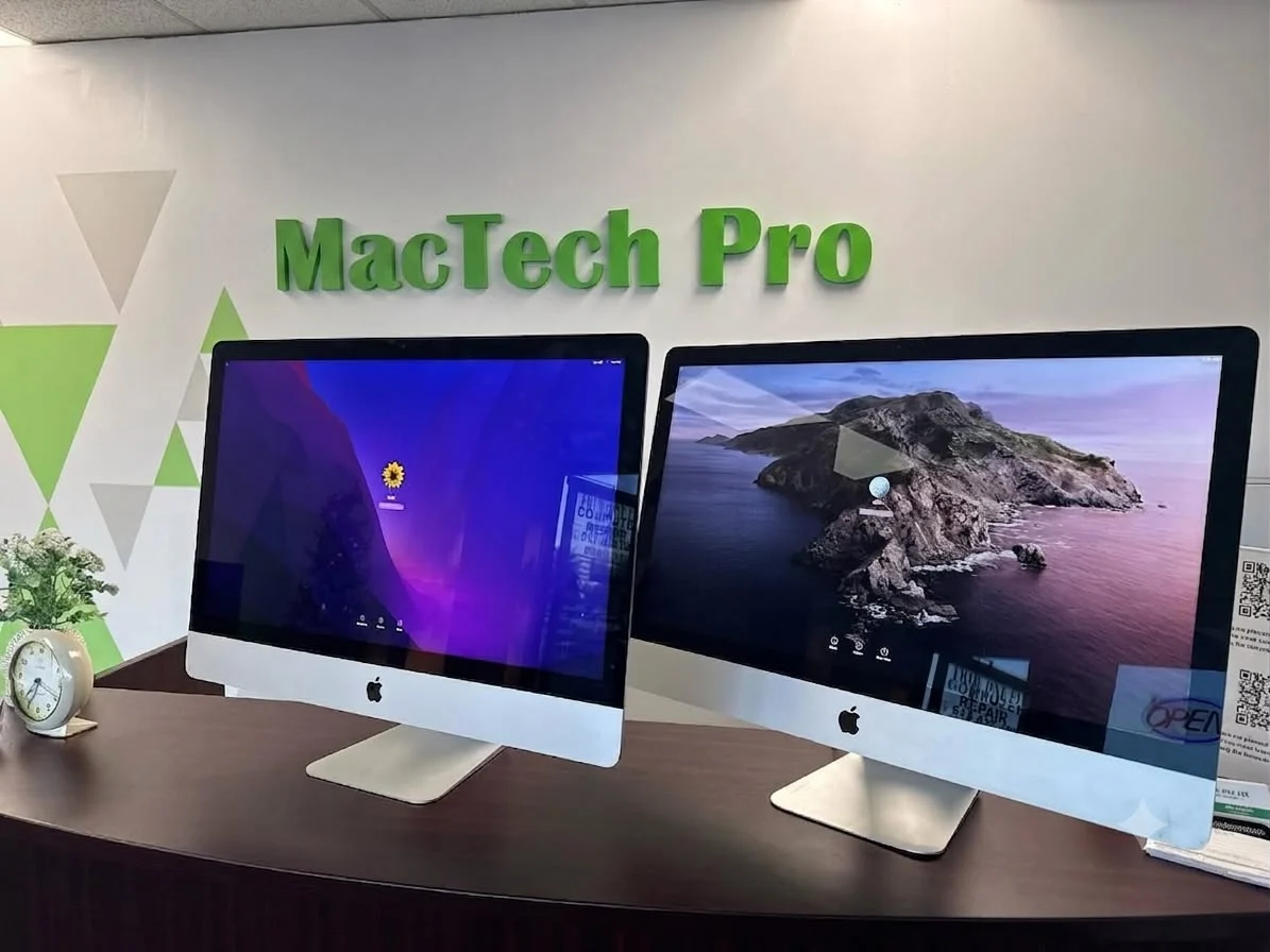 iMac logic board micro-soldering and board-level power-rail repair in Dubai by MacTech Pro