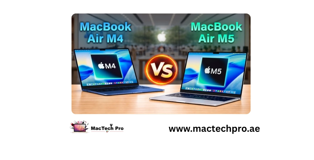 M5 vs M4 chip explained — Apple's 2026 chip with a Neural Accelerator in every GPU core, MacTech Pro Dubai