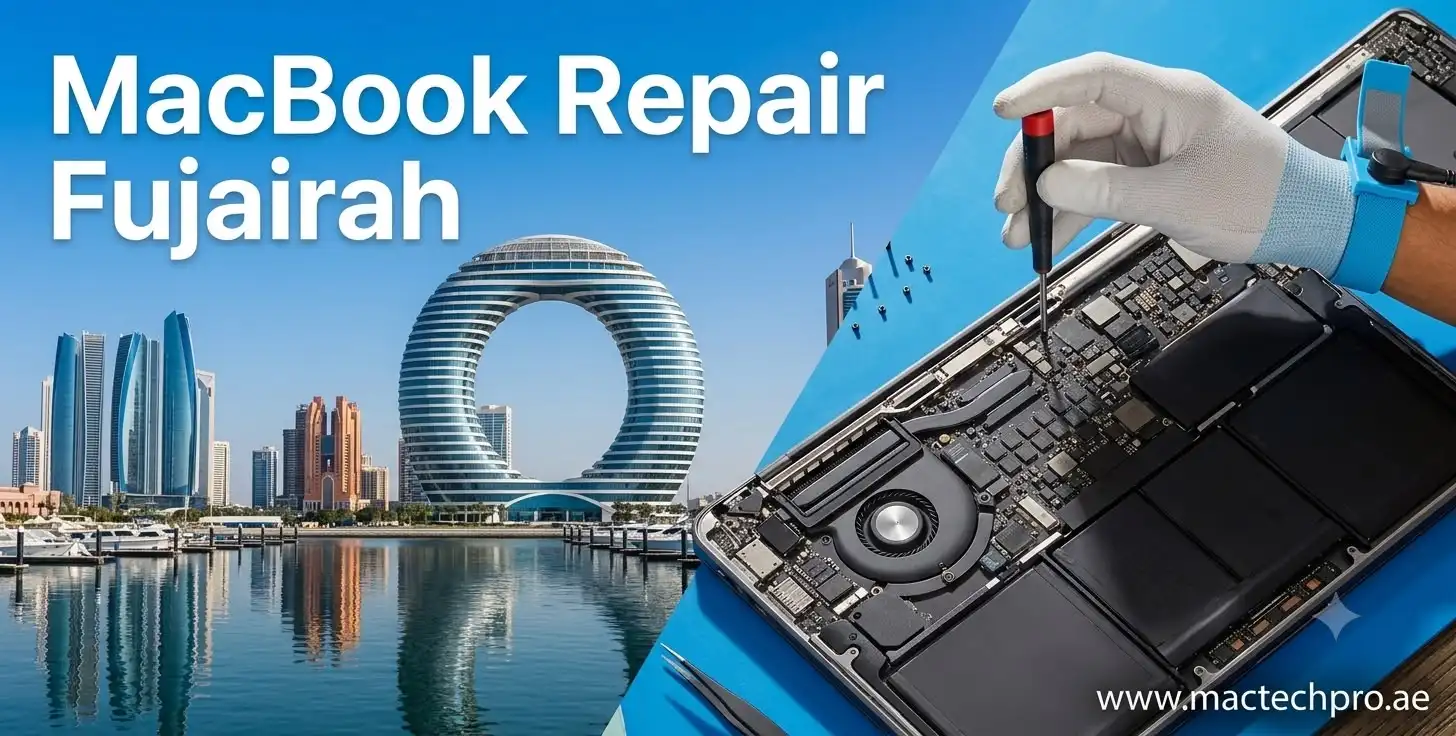 MacBook repair for Fujairah with arranged courier collection and return by MacTech Pro, repaired by lead technician Dan